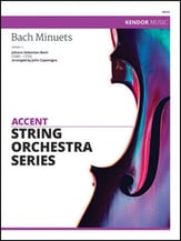 Bach Minuets Orchestra sheet music cover